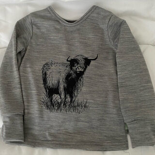 Highland Cow Merino Top