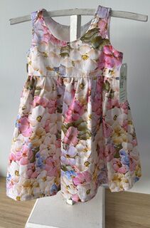 Pink & White Floral Dress