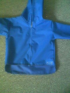 Waterproof Unlined Jacket Curved Hem & Full zip from 6/9 months to 8 years